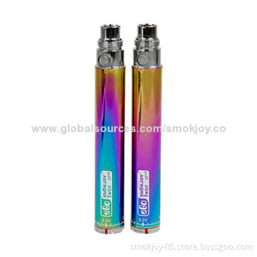 Colored Ego-C Twist Batteries, Variable Voltage, Many Colors